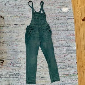 Free People Overalls, Dark Green